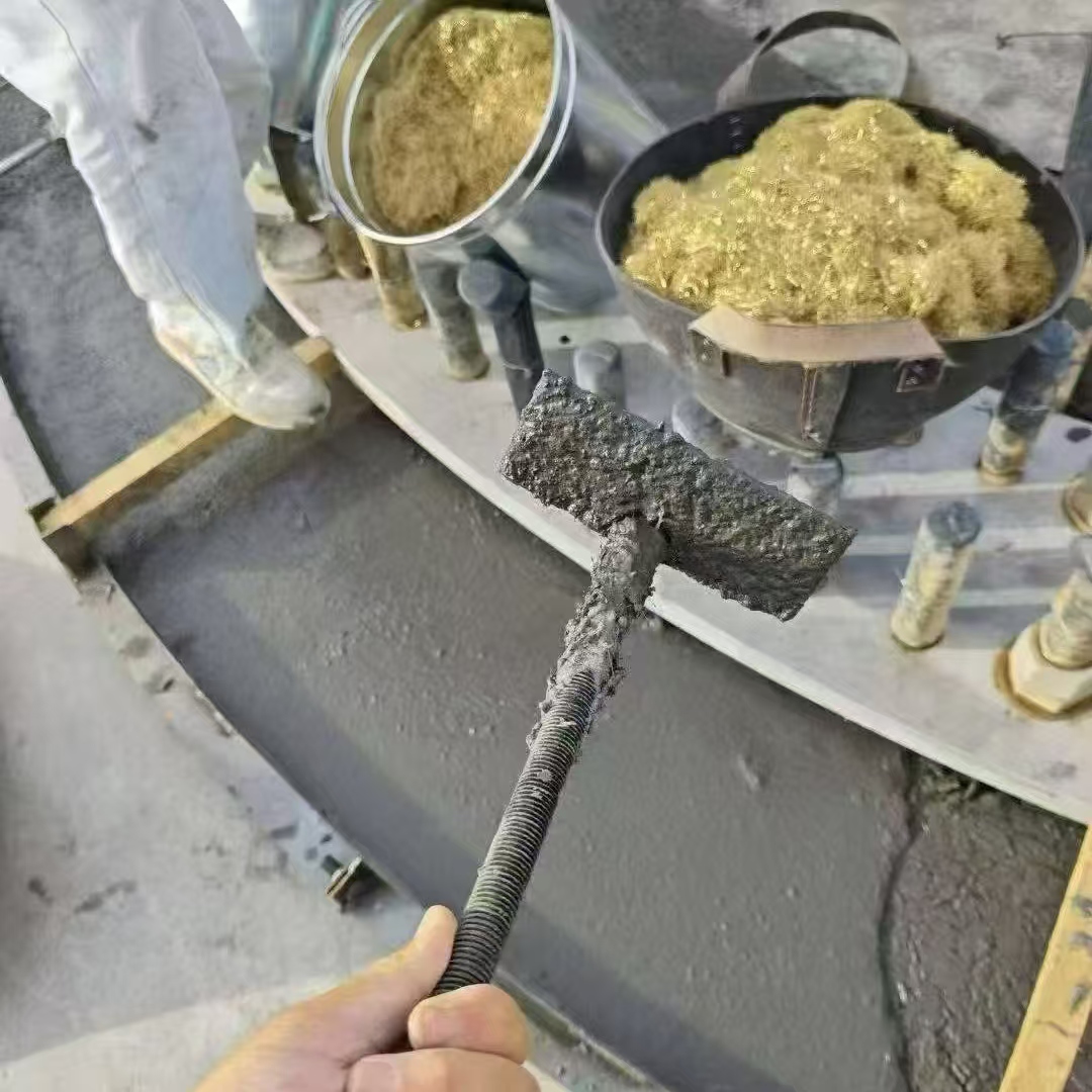 宝鸡C120钢纤维高强无收灌浆料 轧机压缩机汽轮机发电机锻压设备底座灌浆材料